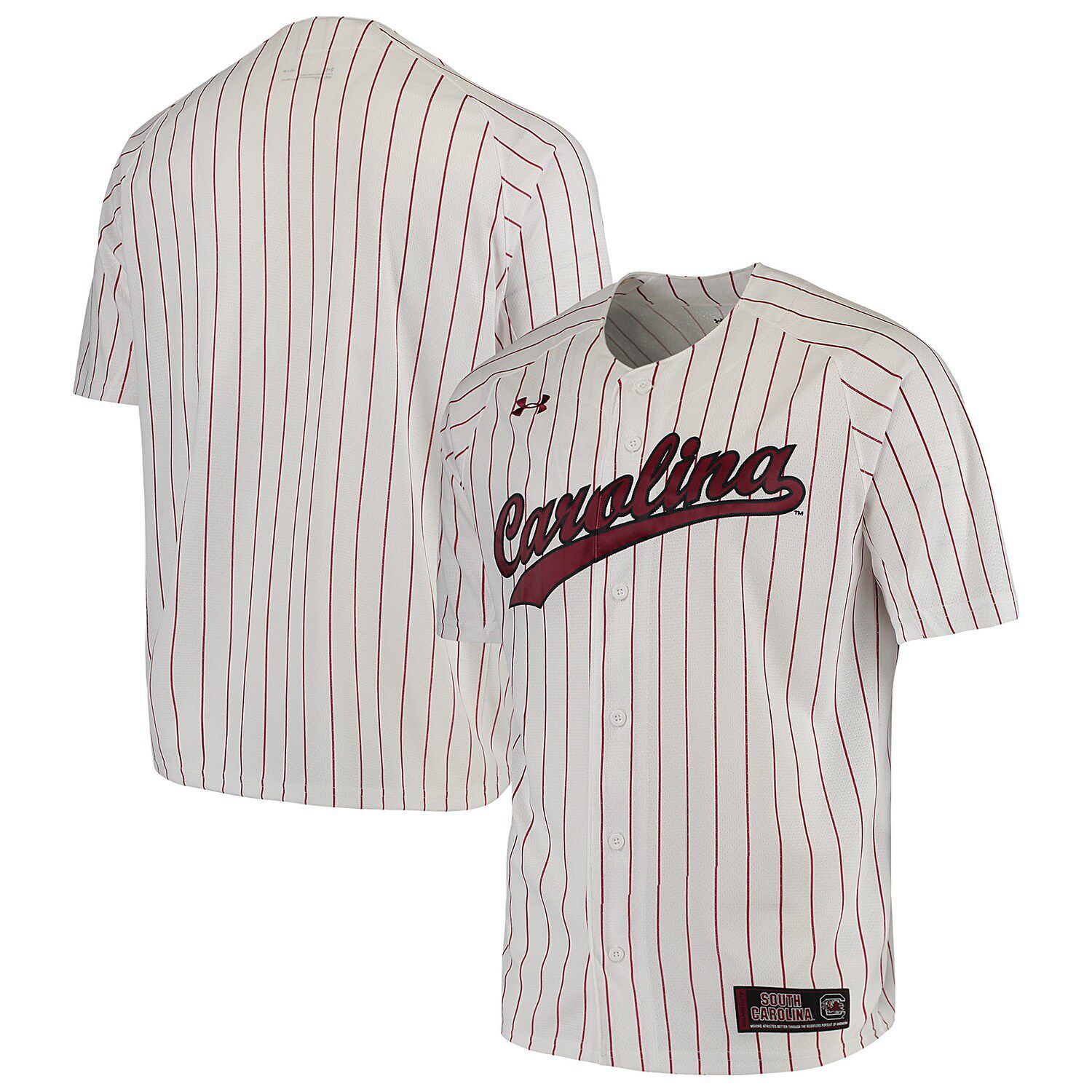 Men's Colosseum White UConn Huskies Free Spirited Mesh Button-Up Baseball  Jersey