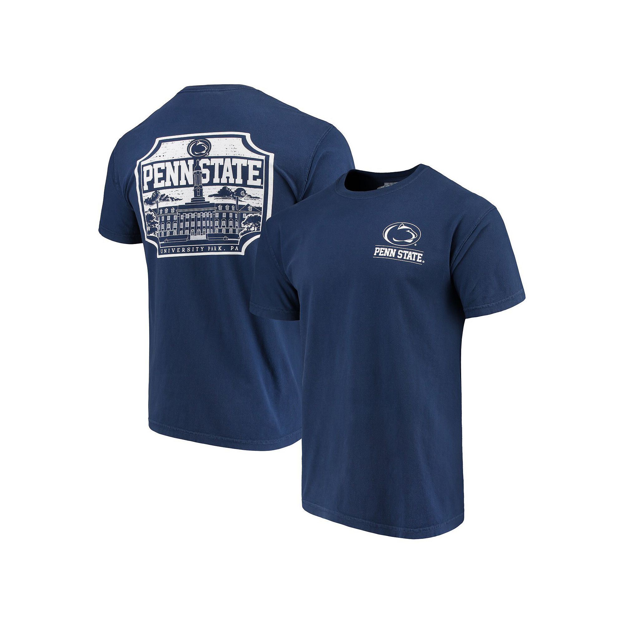 Mens Navy Penn State Nittany Lions Comfort Colors Campus Icon T-Shirt, Siz