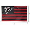 WinCraft Atlanta Falcons 3' x 5' Americana Stars & Stripes Deluxe Flag