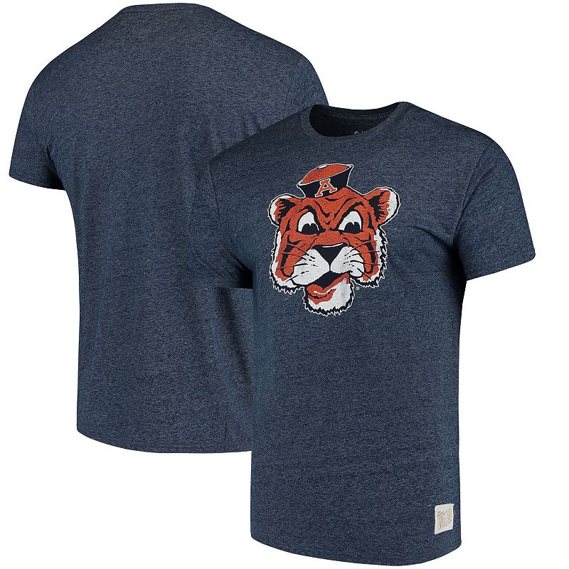UPC 191260298211 product image for Men's Original Retro Brand Navy Auburn Tigers Aubie School Logo Mock Twist T-Shi | upcitemdb.com
