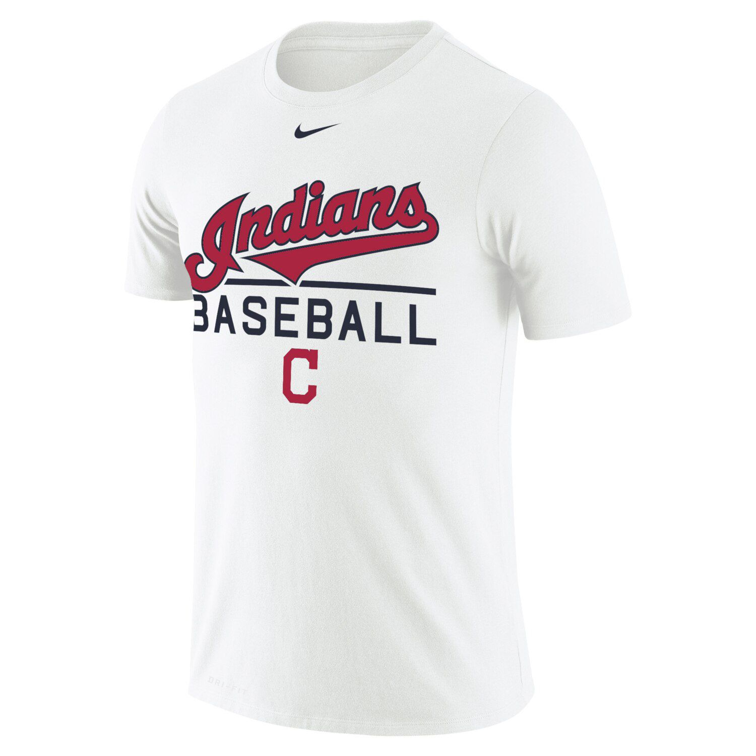 white cleveland indians shirt