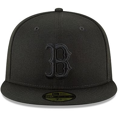 Men's New Era Black Boston Red Sox Primary Logo Basic 59FIFTY Fitted Hat