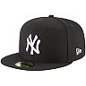 Men's New Era Black New York Yankees 59FIFTY Fitted Hat