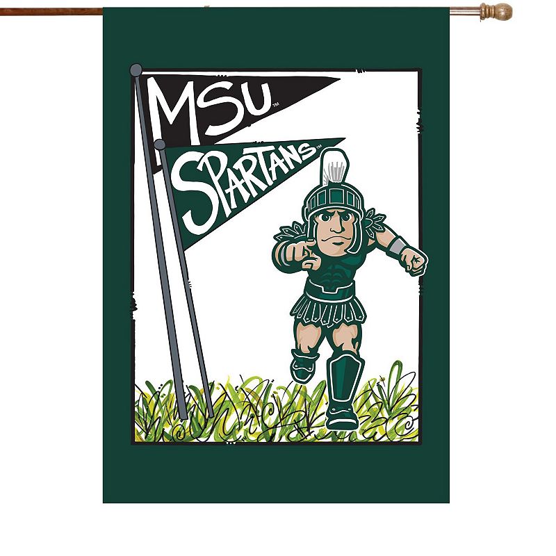20948850 Michigan State Spartans 28 x 40 Double-Sided House sku 20948850