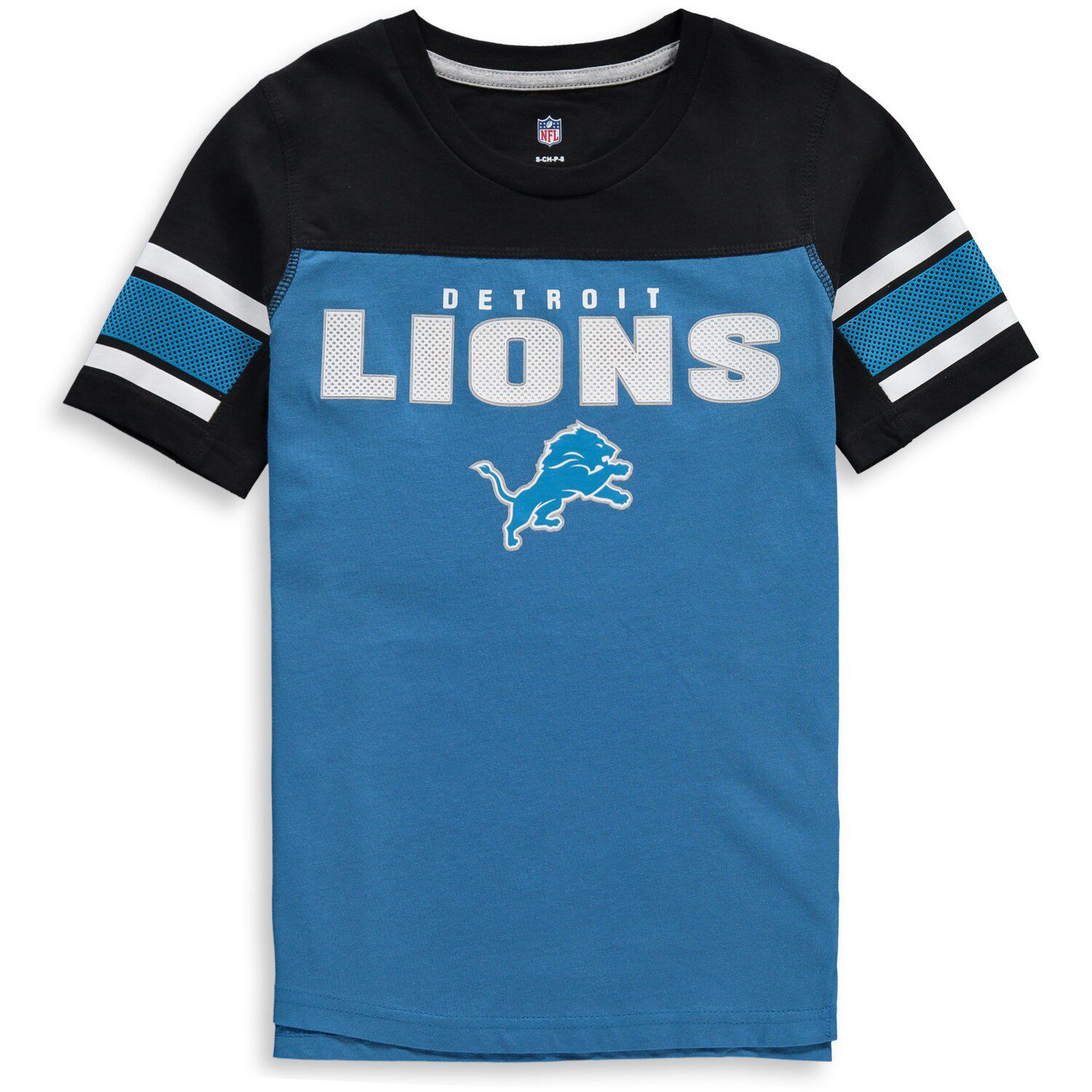 black detroit lions t shirt