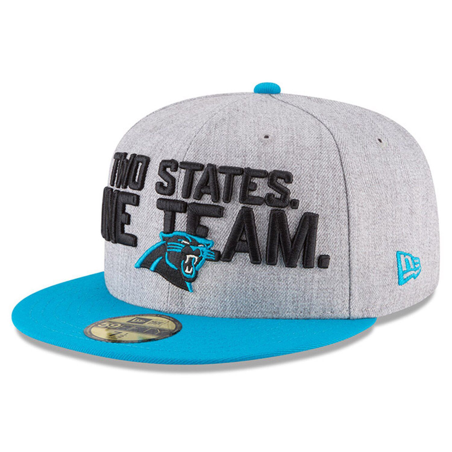 gray carolina panthers hat