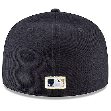 Men's New Era Navy Houston Astros Cooperstown Collection Wool 59FIFTY Fitted Hat