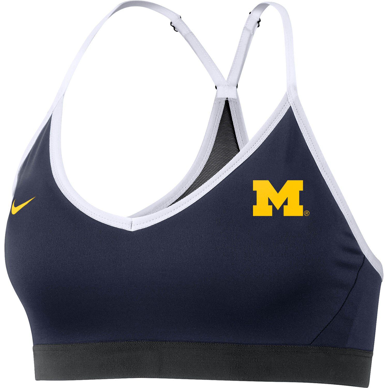 navy nike sports bra