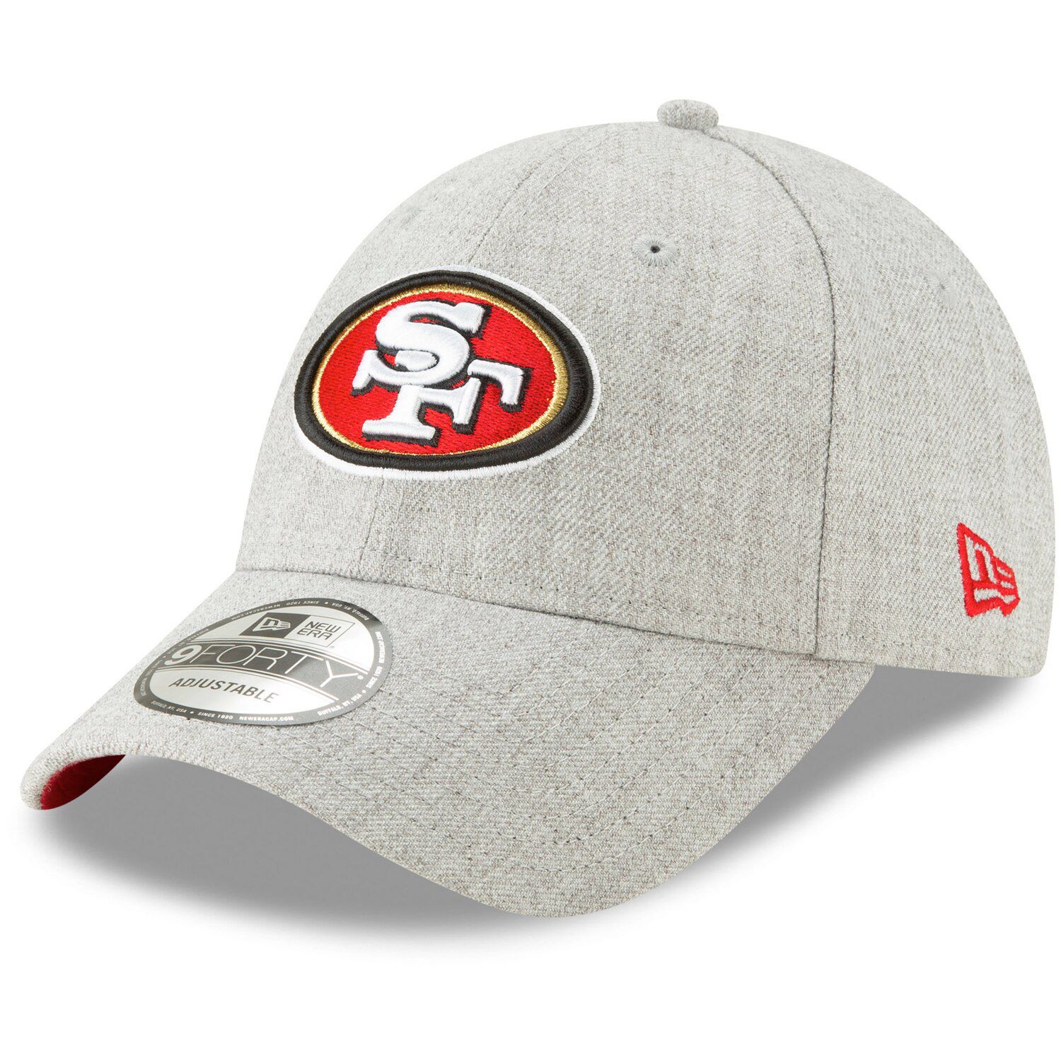 gray 49ers hat
