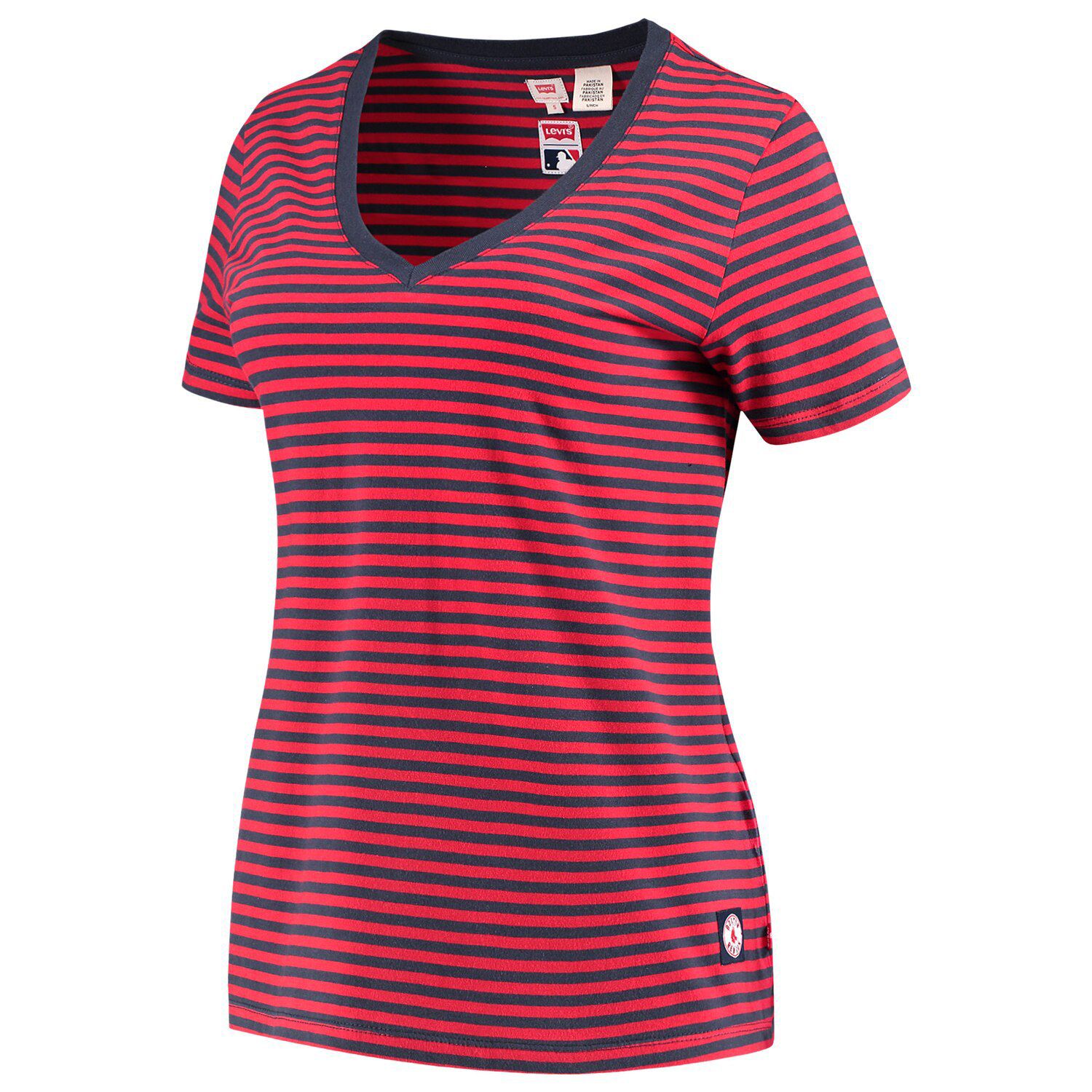 womens red levi t shirt