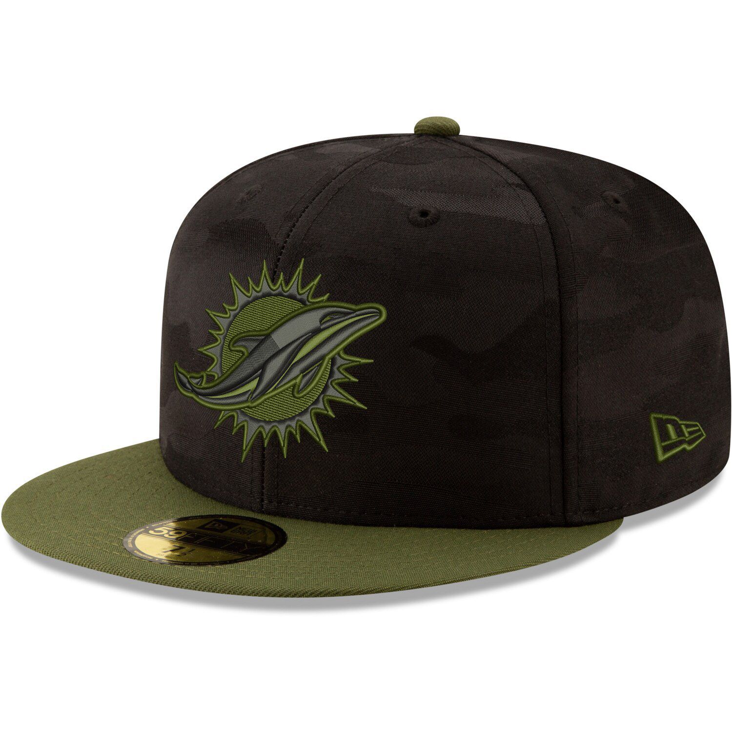 miami dolphins camo hat