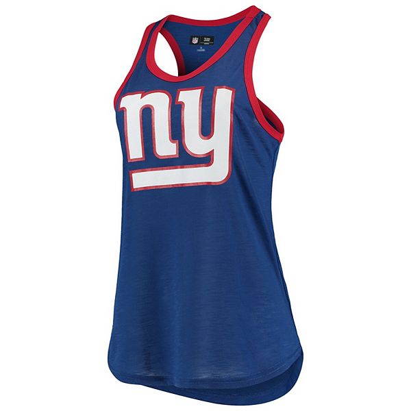 G-III NFL Women's New York Giants Touchback Mesh Tank Top Small