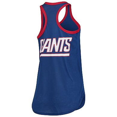 Women's G-III 4Her by Carl Banks Royal New York Giants Tater Tank Top