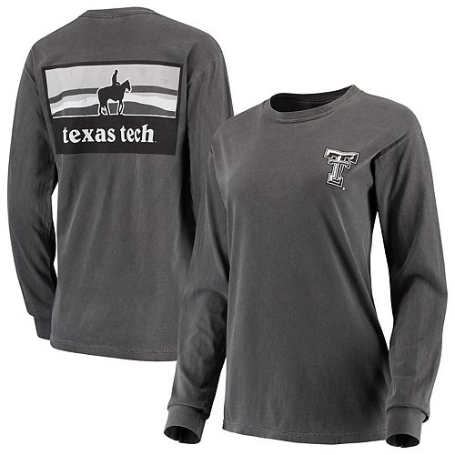 Women S Charcoal Texas Tech Red Raiders Comfort Colors