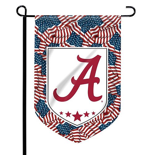 Alabama Crimson Tide 12 X 15 Patriotic Garden Flag