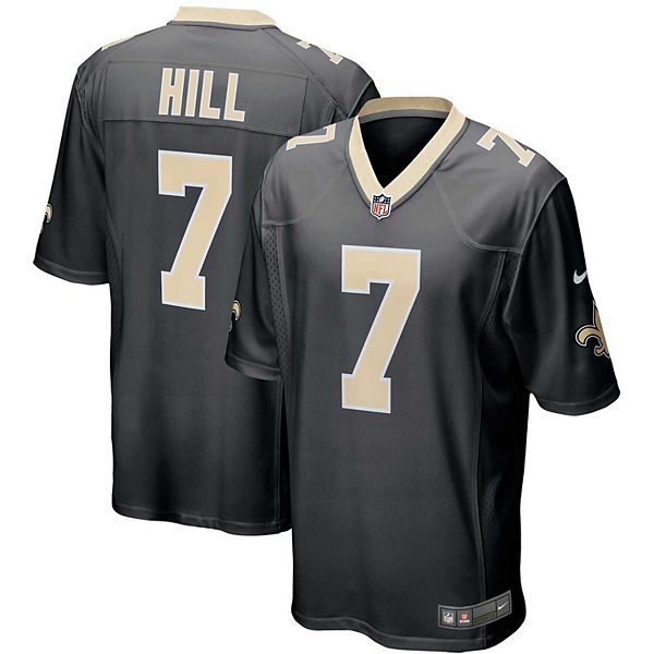 Men's Nike Taysom Hill Black New Orleans Saints Game Player Jersey