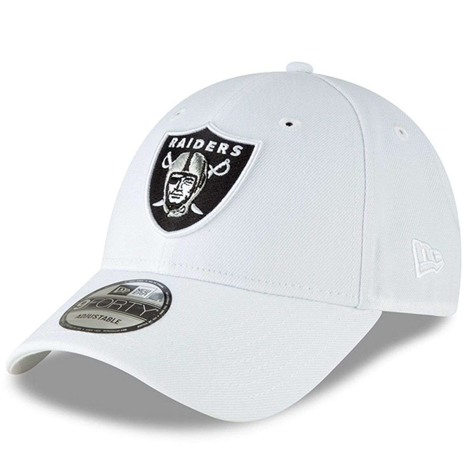 white raiders cap