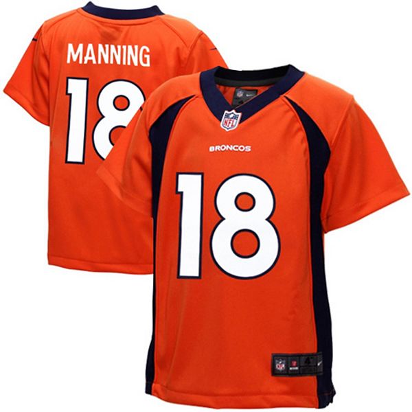 Toddler Denver Broncos Peyton Manning Nike Orange Game Jersey