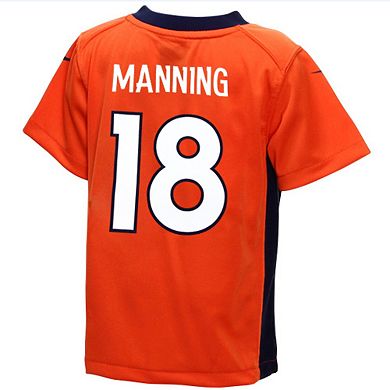 Toddler Denver Broncos Peyton Manning Nike Orange Game Jersey