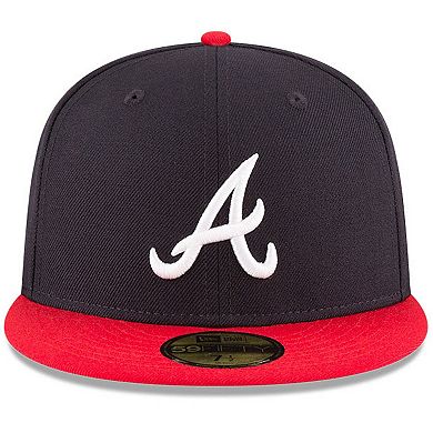 Men's New Era Navy Atlanta Braves 1995 World Series Wool 59FIFTY Fitted Hat