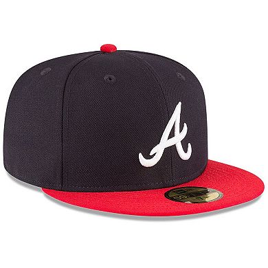Men's New Era Navy Atlanta Braves 1995 World Series Wool 59FIFTY Fitted Hat