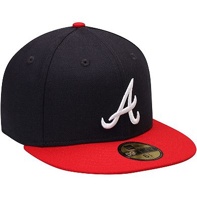 Men's New Era Navy Atlanta Braves 1995 World Series Wool 59FIFTY Fitted Hat