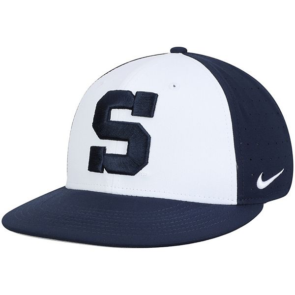 Men's Nike White Penn State Nittany Lions Aerobill Performance True Fitted  Hat