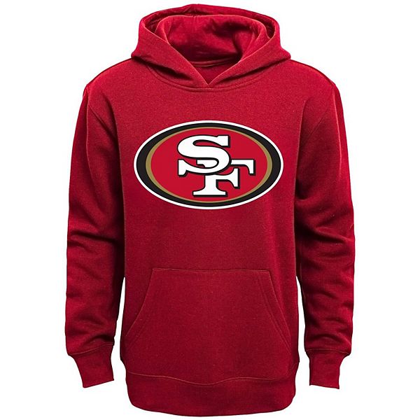 Toddler Black San Francisco 49ers Fan Gear Primary Logo Pullover Hoodie