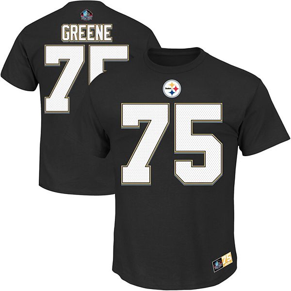 Pittsburgh Steelers Mean Joe Greene Men's Premium T-Shirt - Tri Black - Pittsburgh | 500 Level