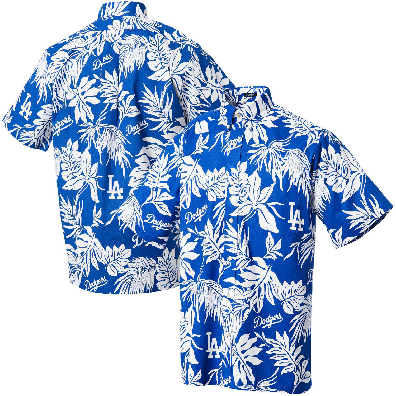 dodgers button up shirt