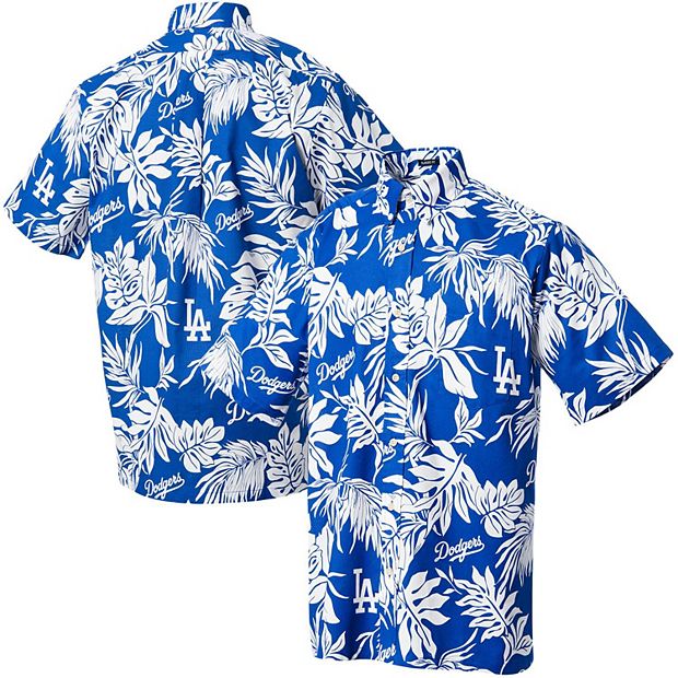 Men's Reyn Spooner White Los Angeles Dodgers scenic Button-Up Shirt