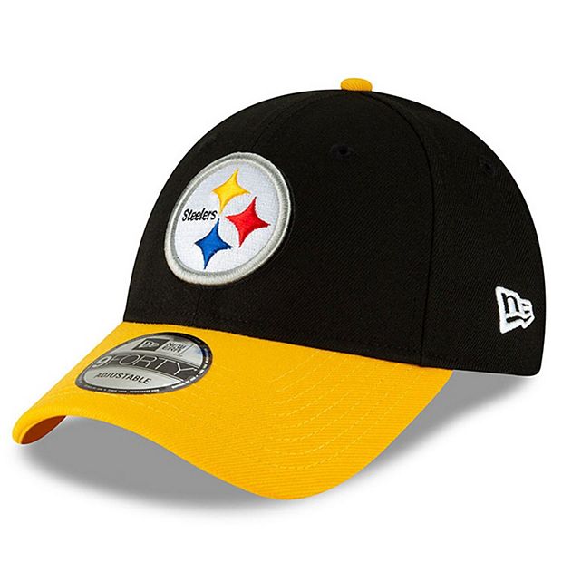 Pittsburgh Steelers 2T XL-LOGO SNAPBACK Black-Gold Adjustable Ha