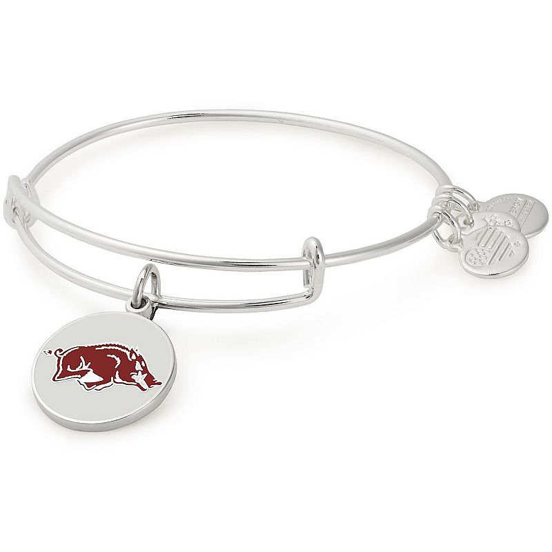 UPC 886787171825 product image for Alex & Ani Arkansas Razorbacks Stack Bracelet, Women's, ARK Silver | upcitemdb.com