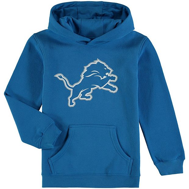 Detroit Lions Hoodie  Blue Pullover Hoodie