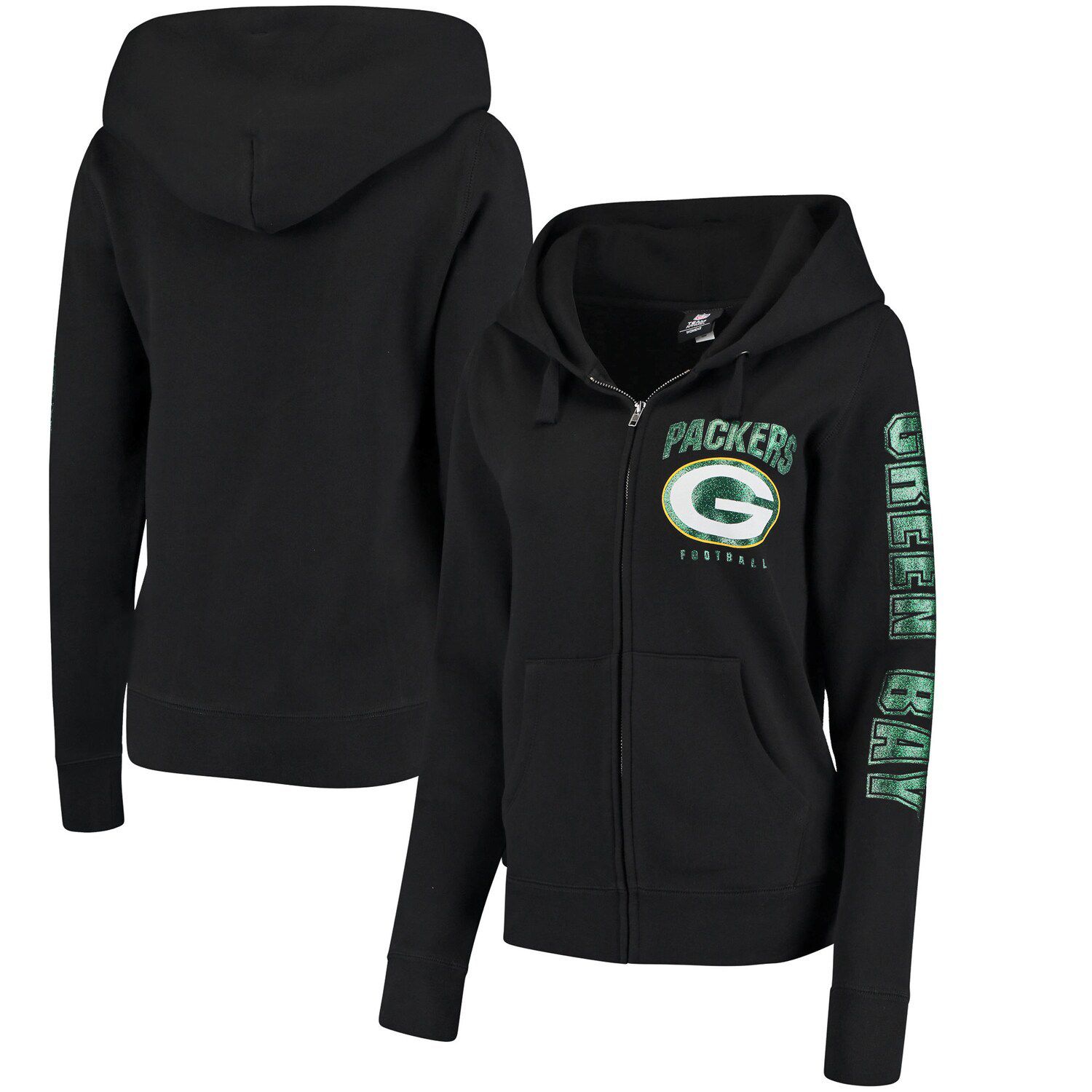 black green bay hoodie