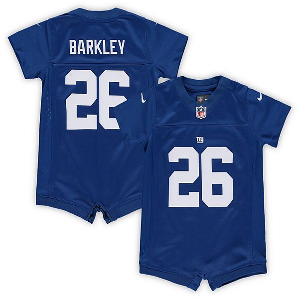 Infant Nike Saquon Barkley Royal New York Giants Romper Jersey