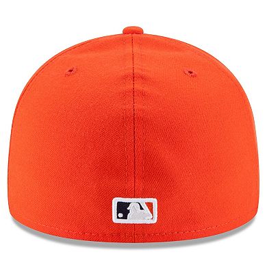 Men's New Era Orange/Navy Houston Astros Alternate Authentic Collection On-Field 59FIFTY Fitted Hat