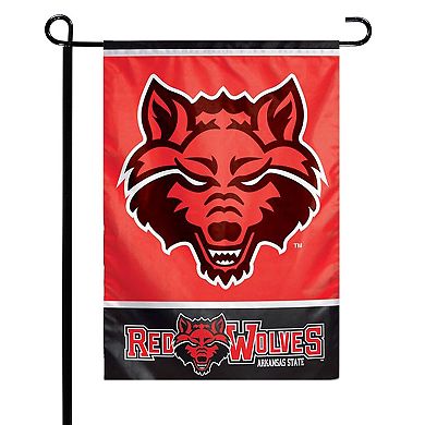 WinCraft Arkansas State Red Wolves 12" x 18" Double-Sided Garden Flag