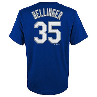 Youth Majestic Cody Bellinger Royal Los Angeles Dodgers Player Name & Number T-Shirt
