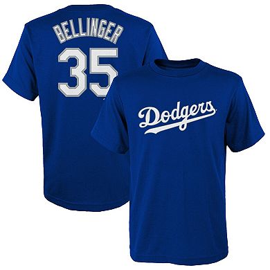 Youth Majestic Cody Bellinger Royal Los Angeles Dodgers Player Name & Number T-Shirt