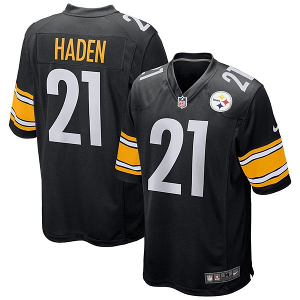 Men's Nike Joe Haden Black Pittsburgh Steelers Game Jersey