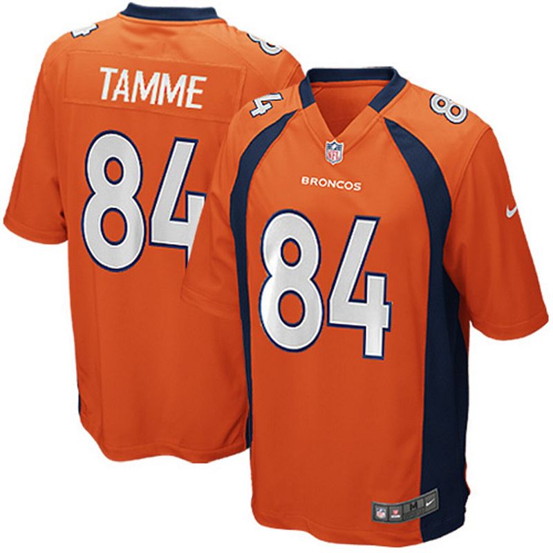Youth Denver Broncos Jacob Tamme Nike Orange Team Color Game Jersey, Boys,