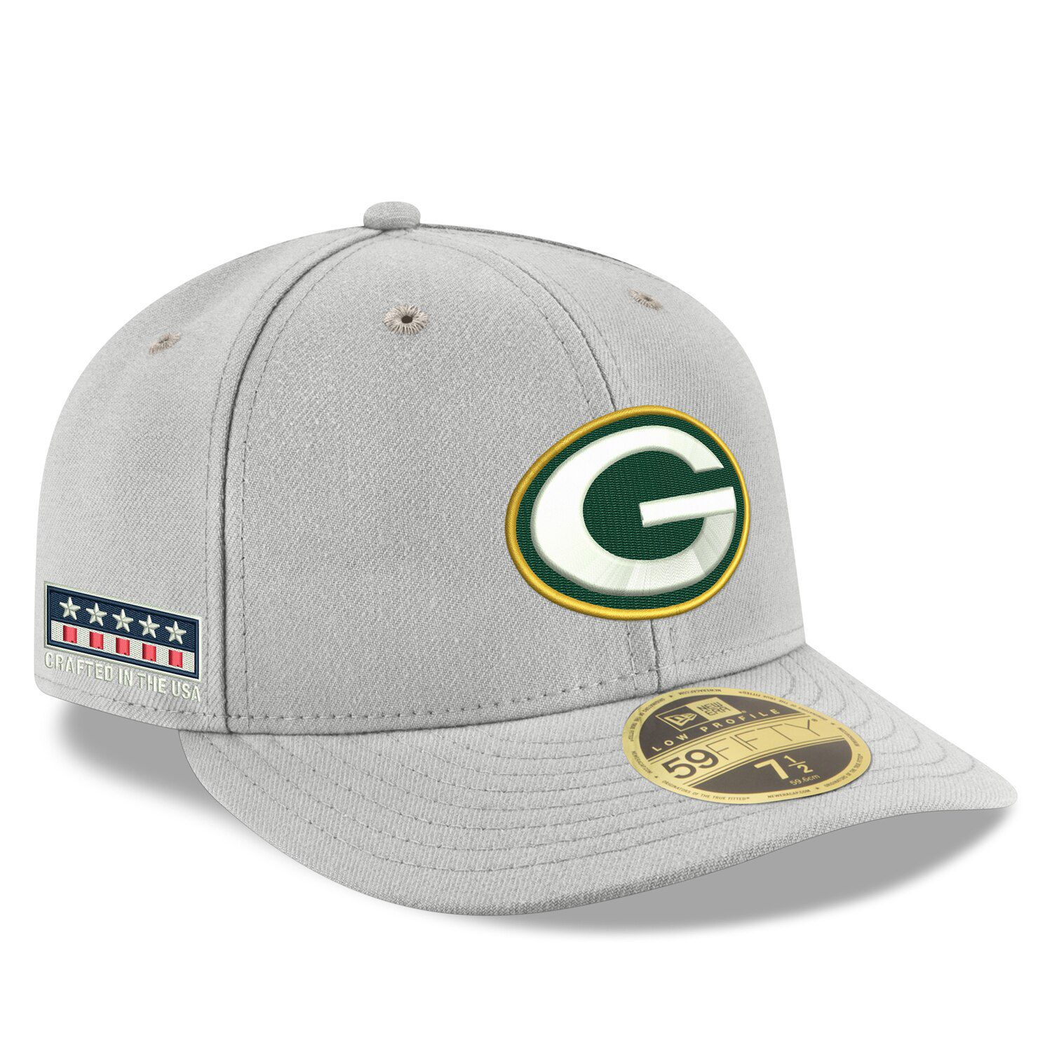 grey packers hat