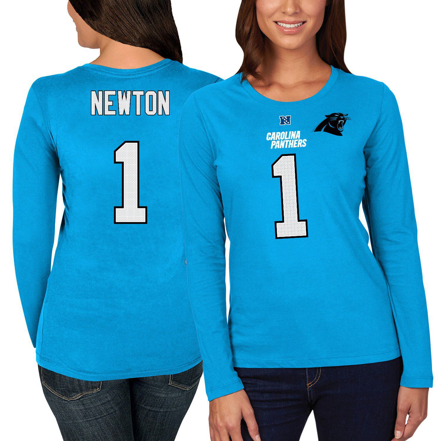 womens blue cam newton jersey