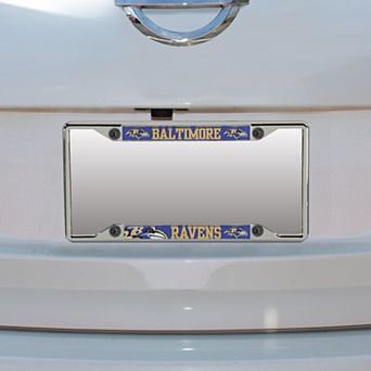 Baltimore Ravens Small Over Small Mega License Plate Frame