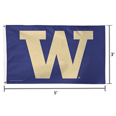 WinCraft Washington Huskies Deluxe 3' x 5' One-Sided Flag