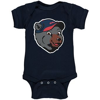 Infant Navy Ole Miss Rebels Big Logo Bodysuit