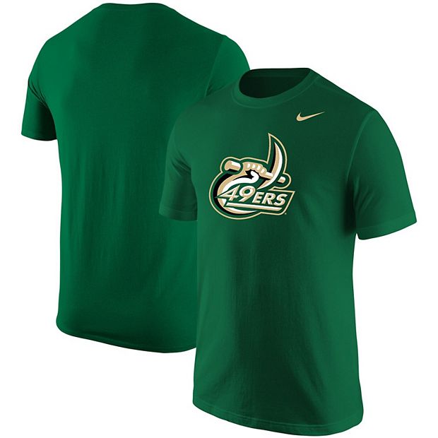 Men's Champion Green Charlotte 49ers Jersey Long Sleeve T-Shirt