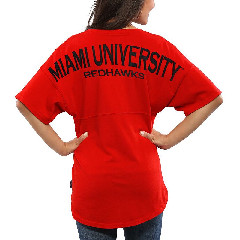 20892886 Womens Red Miami University RedHawks Spirit Jersey sku 20892886