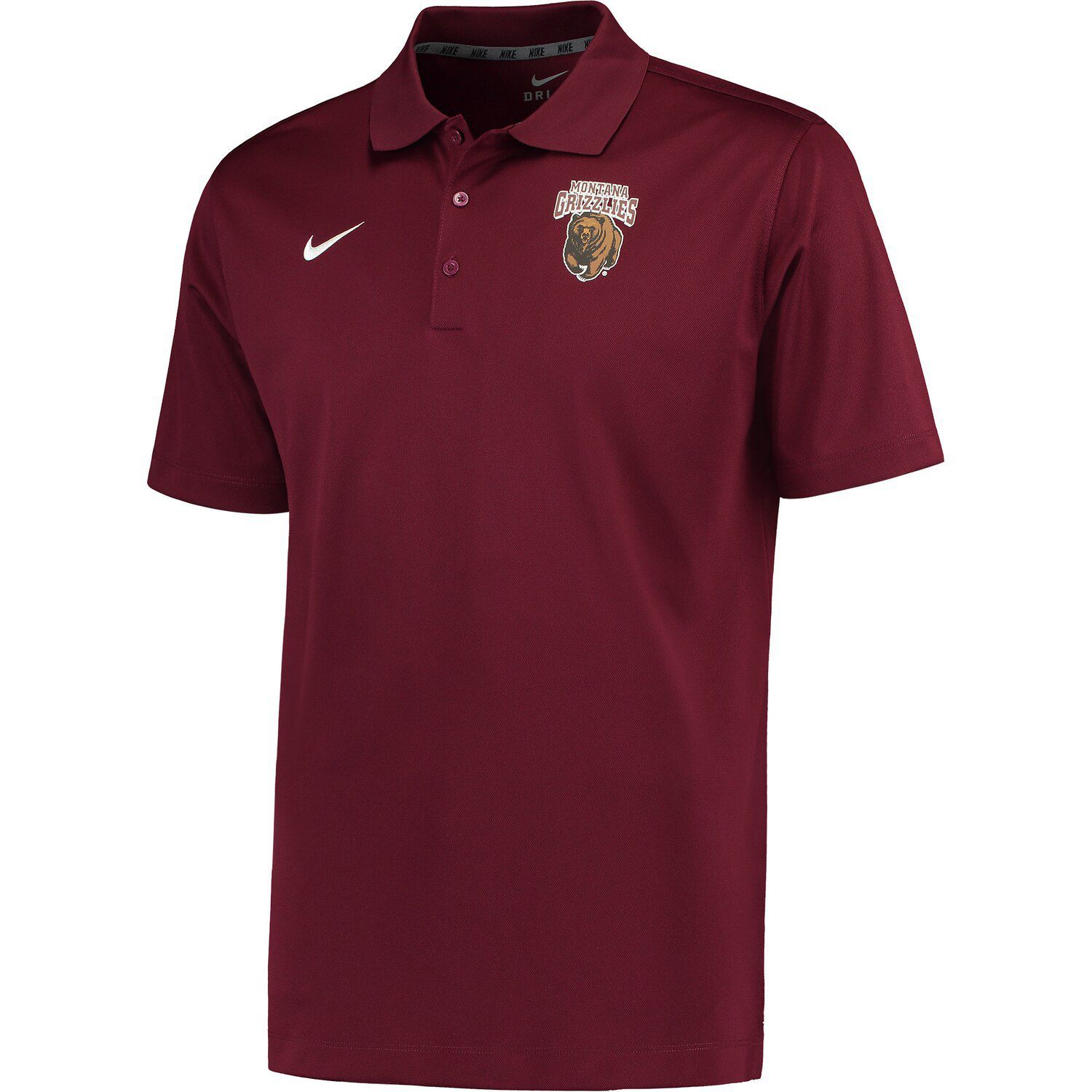 maroon dri fit polo